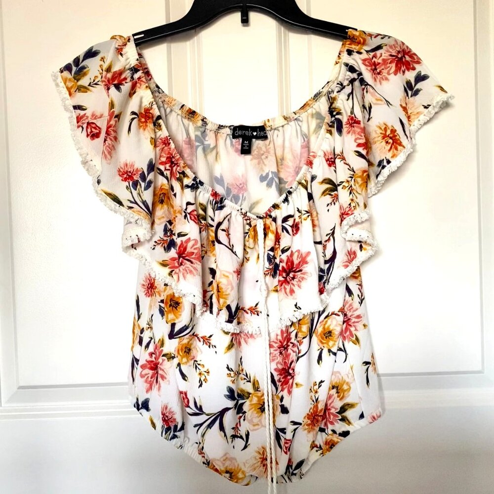 Summery Floral Top